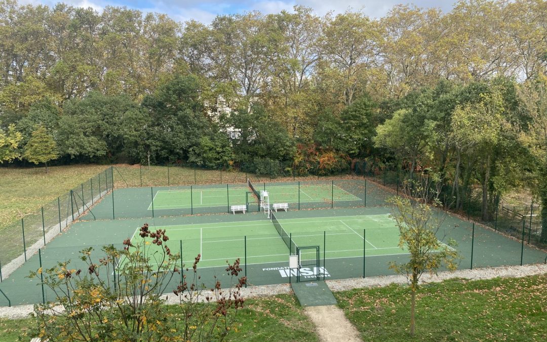 Réhabilitation des terrains de tennis