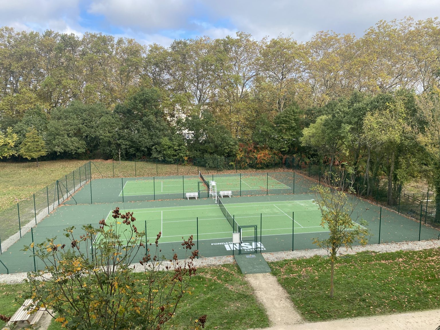 Réhabilitation des terrains de tennis