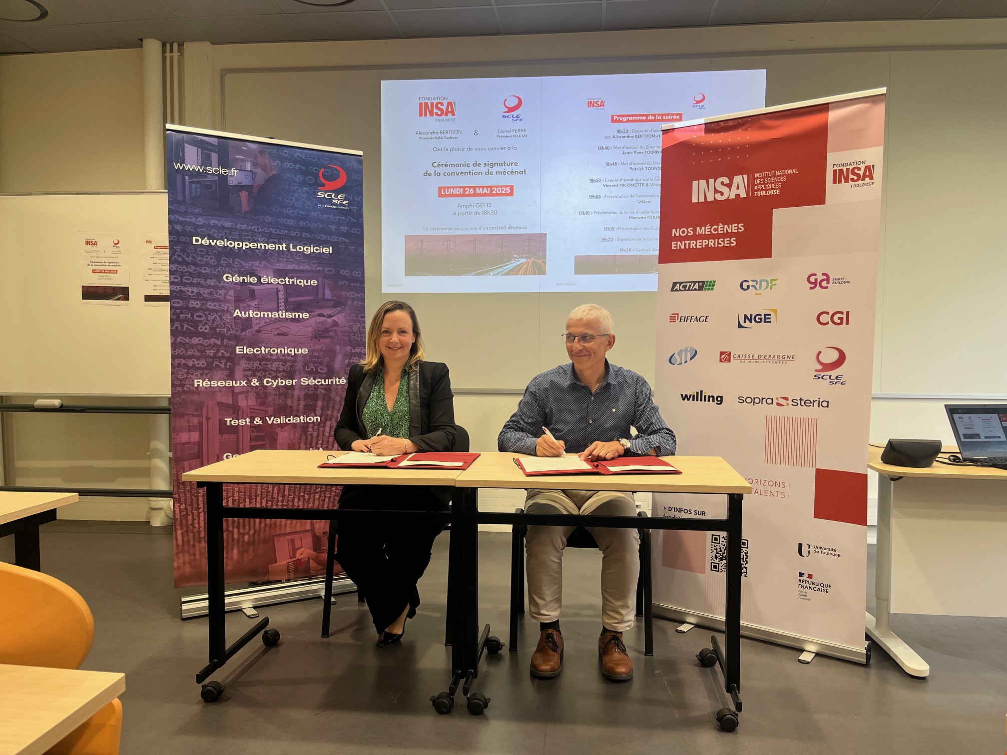 Soirée de mécénat SCLE x Fondation INSA Toulouse