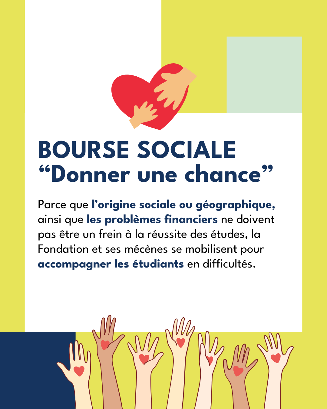 Bourse sociale « donner une chance »