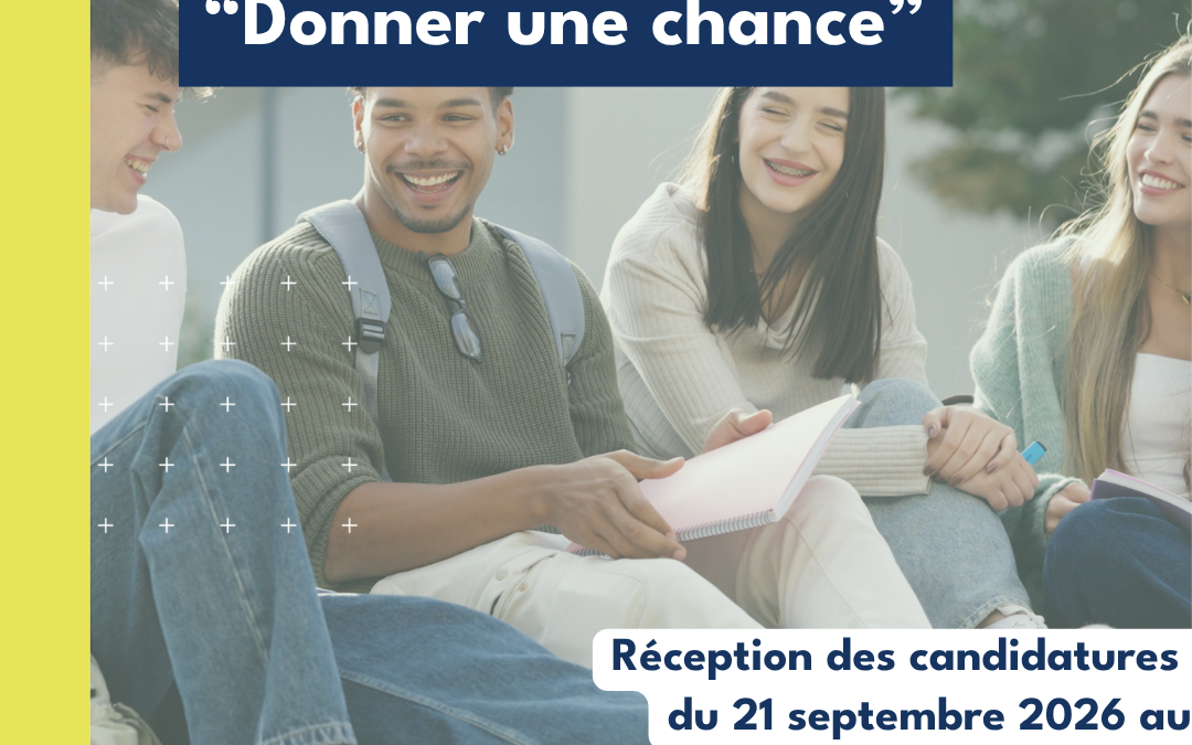 Bourse d&rsquo;études « donner une chance »