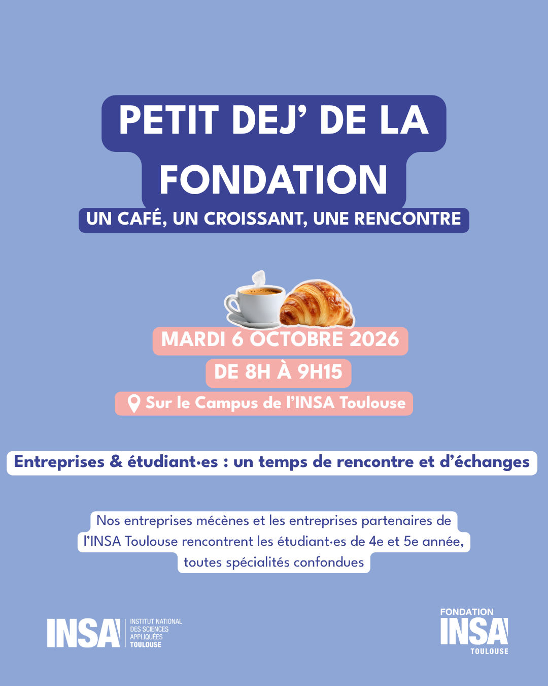 Les petits déjeuners de la fondation